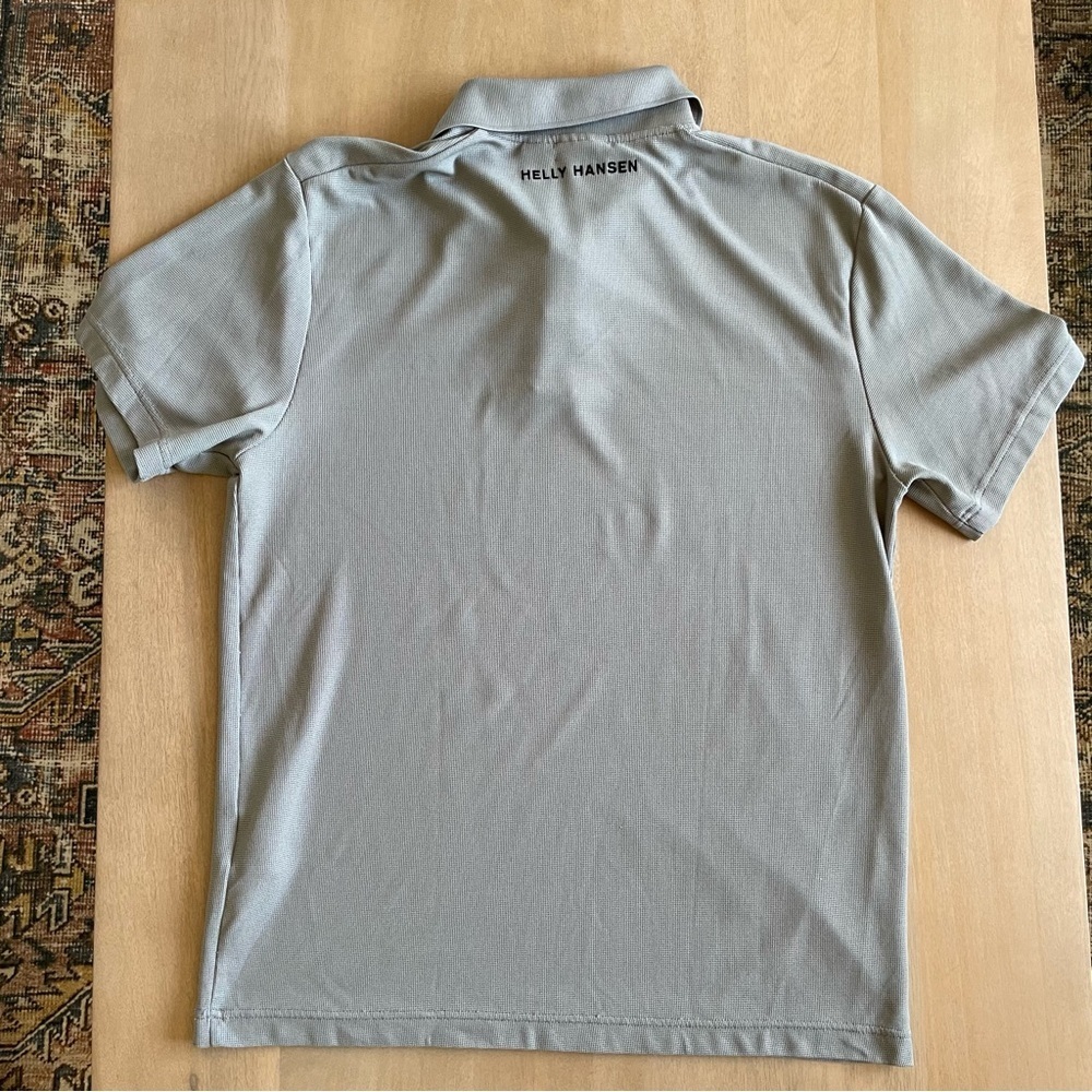 Helly Hansen Light Gray Polo Shirt for Men - Picture 4 of 9